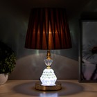 Настольная лампа Джустина 1x60Вт E27 золотой 21х21х35 см RISALUX - фото 21678559