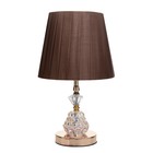 Настольная лампа Джустина 1x60Вт E27 золотой 21х21х35 см RISALUX - фото 21678563