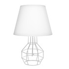 Настольная лампа Бойл E27 40 Вт белый 25×25×40 см RISALUX - Фото 7