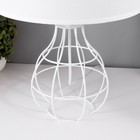 Настольная лампа Басторе E27 40Вт белый 28х28х42 см RISALUX - фото 22475205