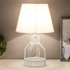 Настольная лампа Нортис E27 40Вт белый 25х25х40 см RISALUX - Фото 3