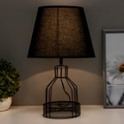 Настольная лампа Нортис E27 40Вт черный 25х25х40 см RISALUX - Фото 3
