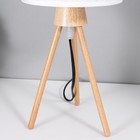 Настольная лампа Илария E27 40 Вт светлое дерево 16×16×37.5 см RISALUX - Фото 4