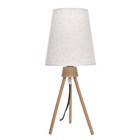 Настольная лампа Илария E27 40 Вт светлое дерево 16×16×37.5 см RISALUX - Фото 7