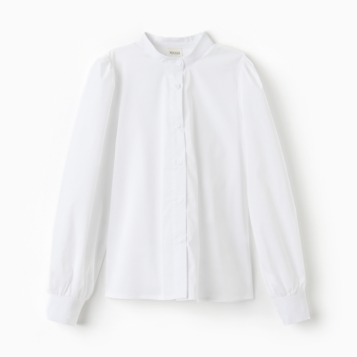 Блузка для девочки MINAKU, цвет белый, рост 122 см - фото 1906039335