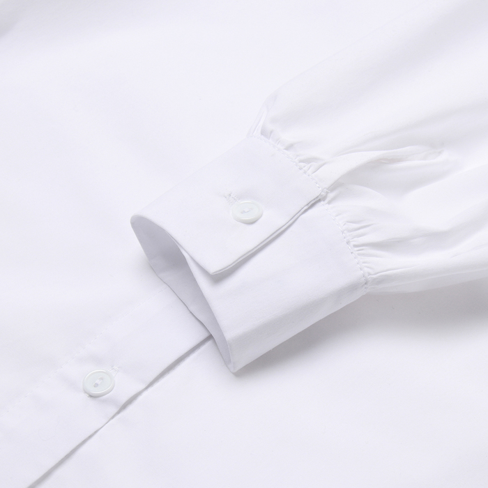 Блузка для девочки MINAKU, цвет белый, рост 122 см - фото 1906039337