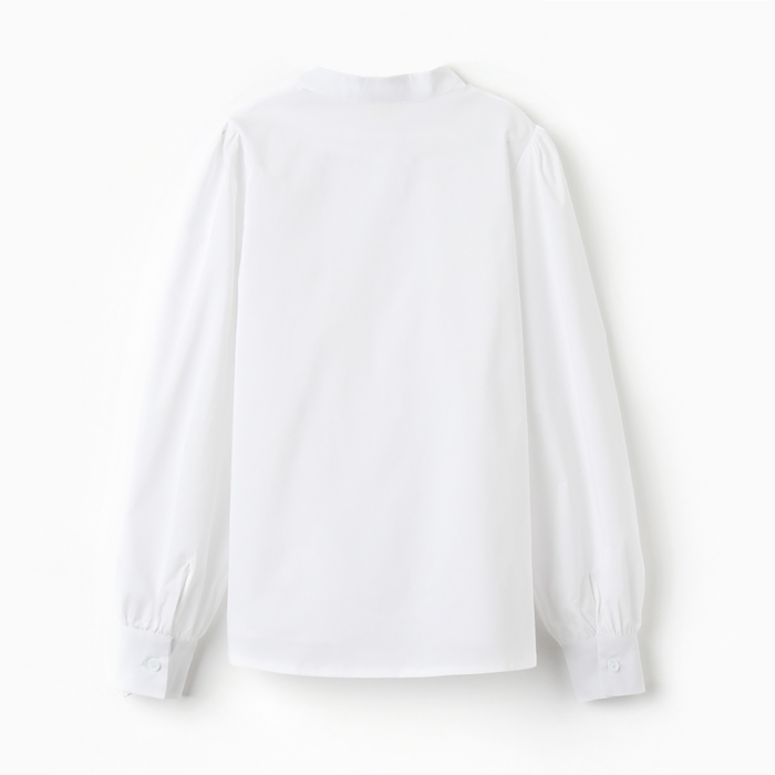 Блузка для девочки MINAKU, цвет белый, рост 122 см - фото 1906039338