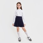 Блузка для девочки MINAKU, цвет белый, рост 128 см - Фото 5