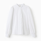 Блузка для девочки MINAKU, цвет белый, рост 128 см - Фото 6