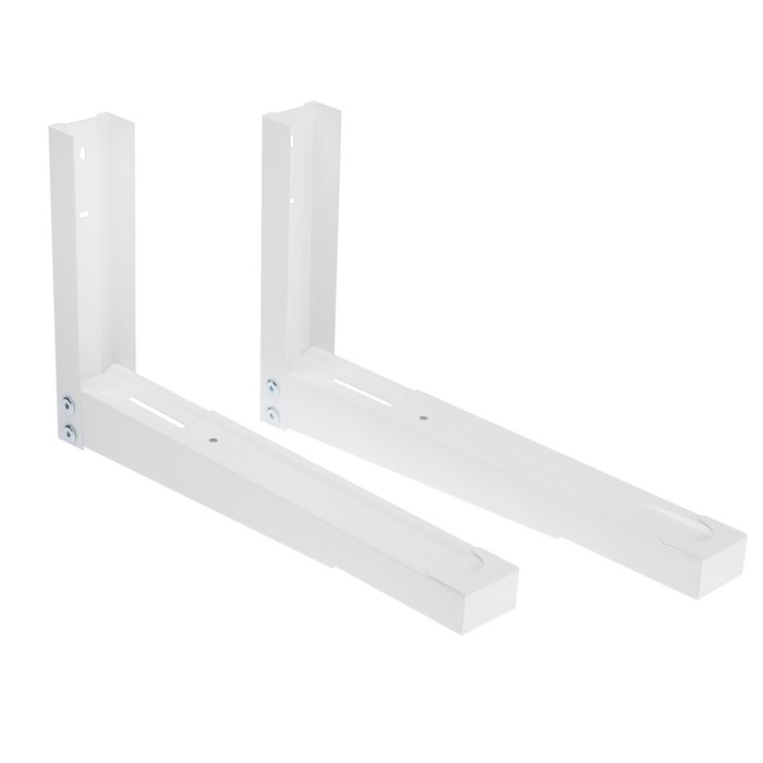 Кронштейн «РЭМО» К-103, для микроволновой печи, регулируемый, до 40 кг, 300-500 мм, белый - Фото 1