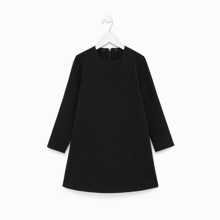 Платье для девочки MINAKU, цвет чёрный, рост 128 см - фото 1906039430