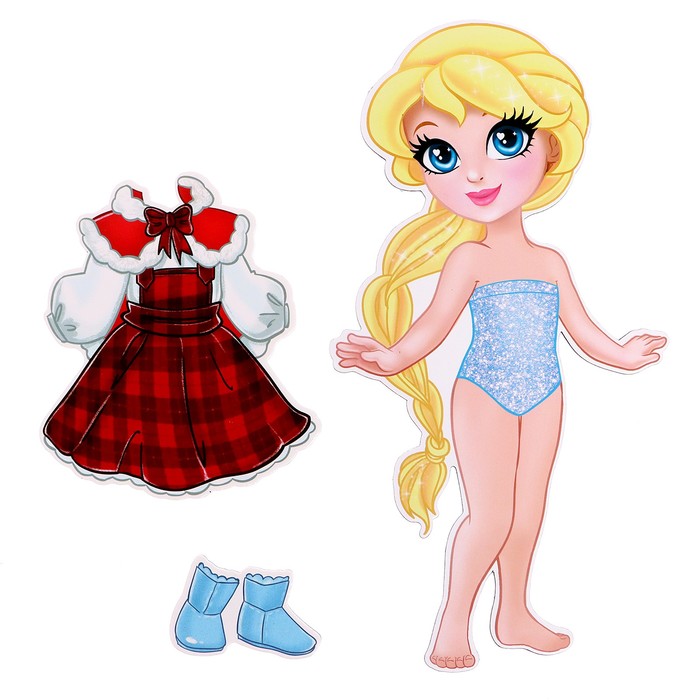 Магнитный набор «Сказочная снегурочка», в коробке 55359