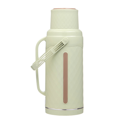 Термос 3.2 л, со стеклянной колбой, сохраняет тепло 36 ч, зелёный