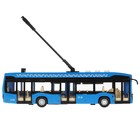 Модель «Троллейбус. Метрополитен», 19 см, свет и звук, 3 кноп, цвет синий - Фото 2