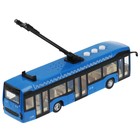 Модель «Троллейбус. Метрополитен», 19 см, свет и звук, 3 кноп, цвет синий - Фото 3