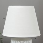 Настольная лампа 16527/1 E14 40Вт белый 17,5х17,5х26,5 см - Фото 4