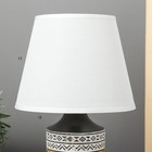 Настольная лампа 16529/1GR E14 40Вт серый 17,5х17,5х26,5 см - Фото 4