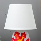 Настольная лампа 16536/1RD E14 40Вт бело-красный 17,5х17,5х26,5 см RISALUX - Фото 4