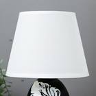 Настольная лампа 16537/1BK E14 40Вт черно-белый 17,5х17,5х26,5 см - Фото 4