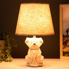 Настольная лампа 16541/1 E14 40Вт бело-бежевый 20х20х32 см RISALUX - Фото 3