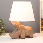 Настольная лампа 16543/1 E14 40 Вт шоколадный 22.5×22.5×33.5 см RISALUX - Фото 2