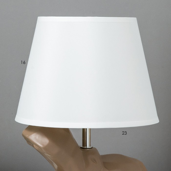 Настольная лампа 16543/1 E14 40Вт шоколадный 22,5х22,5х33,5 см RISALUX - фото 1919343499