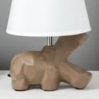 Настольная лампа 16543/1 E14 40 Вт шоколадный 22.5×22.5×33.5 см RISALUX - Фото 6