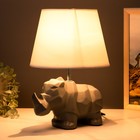 Настольная лампа 16544/1 E14 40Вт серый 22,5х22,5х35 см RISALUX - фото 24360634