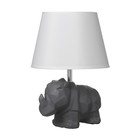 Настольная лампа 16544/1 E14 40Вт серый 22,5х22,5х35 см RISALUX - фото 24360640