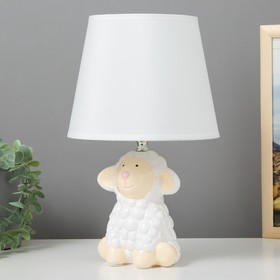 Настольная лампа 16551/1 E14 40Вт бело-бежевый 20х20х33,5 см RISALUX