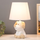 Настольная лампа 16552/1 E14 40Вт бело-бежевый 20х20х33,5 см RISALUX - фото 21679305