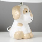 Настольная лампа 16552/1 E14 40Вт бело-бежевый 20х20х33,5 см RISALUX - фото 21679310