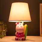Настольная лампа 16553/1 E14 40Вт розовый 20х20х32 см RISALUX - Фото 3