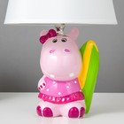 Настольная лампа 16553/1 E14 40Вт розовый 20х20х32 см RISALUX - Фото 5