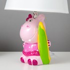 Настольная лампа 16553/1 E14 40Вт розовый 20х20х32 см RISALUX - Фото 7