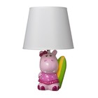 Настольная лампа 16553/1 E14 40Вт розовый 20х20х32 см RISALUX - Фото 9