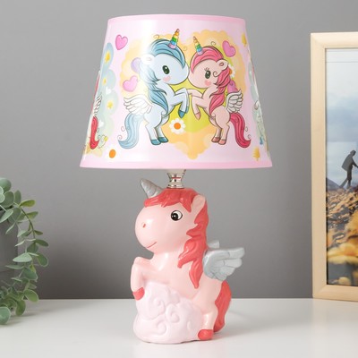 Настольная лампа 16556/1 E14 40 Вт розовый 20×20×34 см