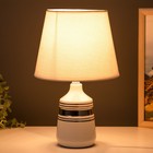 Настольная лампа 16501/1 E14 40Вт бело-хромовый 20х20х32 см RISALUX - Фото 3