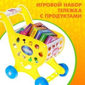 Игровой набор «Тележка с продуктами», Смешарики