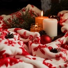 Плед «LoveLife. Новогодний узор», 150×200 см, велсофт, пл. 280 г/м² - Фото 11