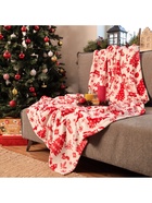 Плед «LoveLife. Новогодний узор», 150×200 см, велсофт, пл. 280 г/м² - Фото 3