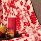 Плед «LoveLife. Новогодний узор», 150×200 см, велсофт, пл. 280 г/м² - Фото 6