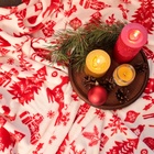 Плед «LoveLife. Новогодний узор», 150×200 см, велсофт, пл. 280 г/м² - Фото 7