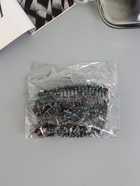 Зажим для волос «Сетка», шарики грани, 9.5 см, чёрный (комплект 2 шт) - фото 50175114