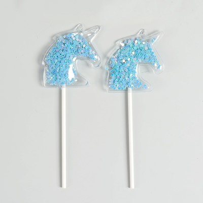 Топпер для торта «Единорог», 2 шт.