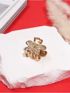 Крабик для волос «Рут», бабочка, 3 см, золото (комплект 6 шт) - фото 43253965