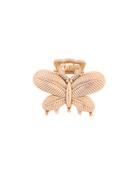 Крабик для волос «Рут», бабочка, 3 см, золото (комплект 6 шт) - фото 43253968