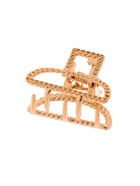 Крабик для волос «Эмма», дуга, 2.5 см, золото - Фото 5