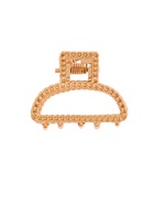 Крабик для волос «Эмма», дуга, 2.5 см, золото - Фото 6