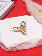 Крабик для волос «Эмма», петля, 3 см, золото - Фото 2